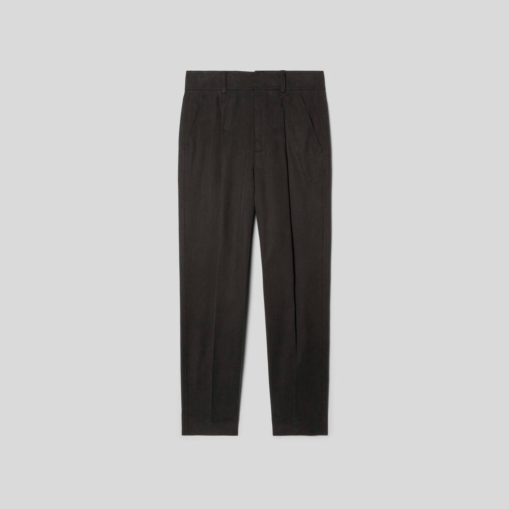 Everlane Women's Draper Tapered Pant in Buttersmooth in Black, Size 6 NWT